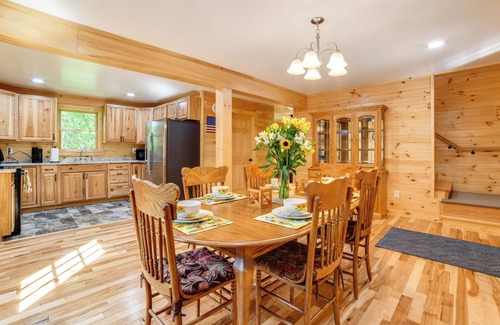 Mount Upton Cabin | Cozy Creekside Cabin in Bainbridge with Scenic Deck