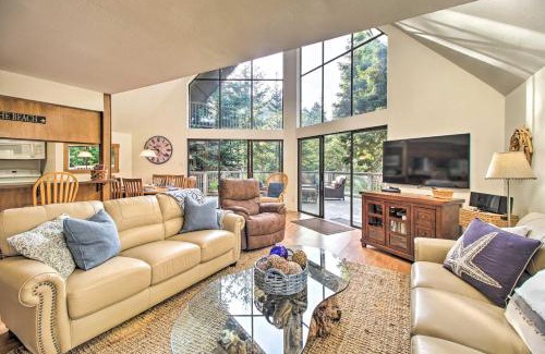 Manchester House | Creekside Chalet with Private Beach and Hidden Spa Retreat