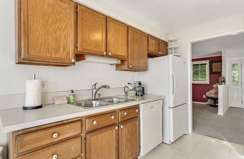 Lacey House | Idyllic Creekside Retreat with Kayaks, Fireplace & Pet Friendly