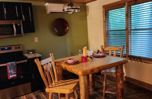 Cosby Cabin | Idyllic Creekside Couple's Retreat with Pool and Spa