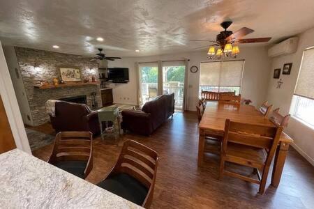 Oakhurst House | Pet-Friendly Creekside Dream with Game Room & BBQ Area
