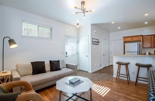 Driggs House | Serene Creekside Forest View with Pet-Friendly Amenities