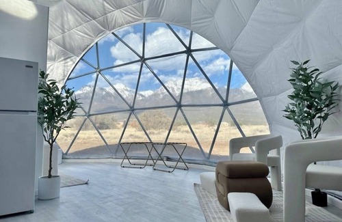 Crestone House | CrestDomes: “Dome of Dreams” a Luxury Glamping Dome Home near the Sand Dunes