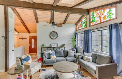 Crestline House | Cozy Crestline Retreat with Hot Tub Just Steps to Lake