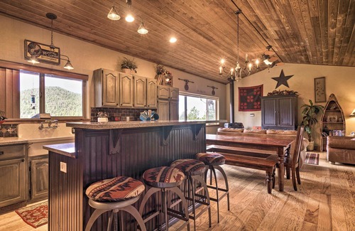 Cripple Creek Cottage | Scenic Cripple Creek Mountain Retreat with Hot Tub & Views