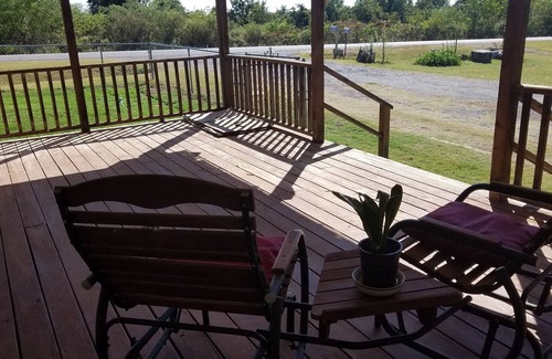 Fort Cobb Cabin | Relax at Crow Roost Lake Cabin, Steps from the Boat Dock