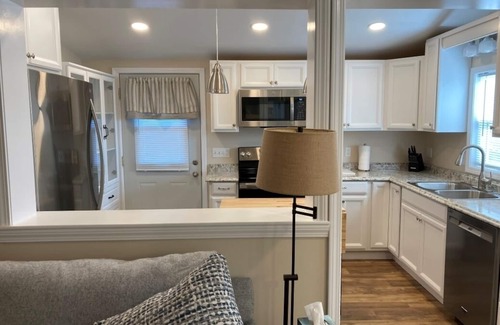 Lake Township Apartment | Relax at Crystal View Lakeside: Steps to Beach & Sunsets
