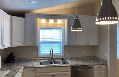 Lake Township Apartment | Relax at Crystal View Lakeside: Steps to Beach & Sunsets