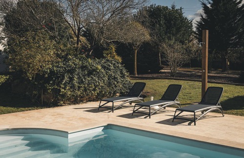 Carvalhal House | Inviting Poolside Retreat with Ocean View & Spa Amenities