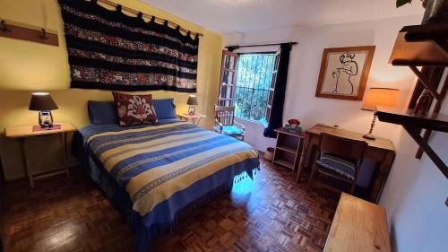 Coyoacan House | Inviting Room Near ITAM & UNAM with Kitchen & Breakfast