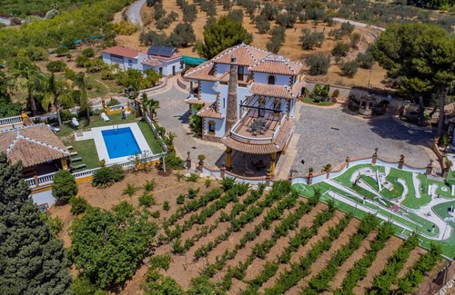 Cartama Villa | Villa Fina: Guest Rated 10/10 with Heated Pool & Mini Golf