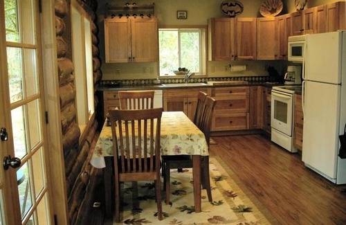 Lewis County House | Impressive Custom Built Log Home with Family-Friendly Amenities