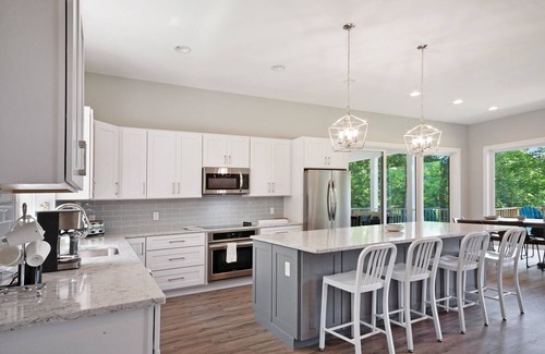 Bumpass House | Lakefront Retreat: Private Beach, Dock & Firepit Awaits