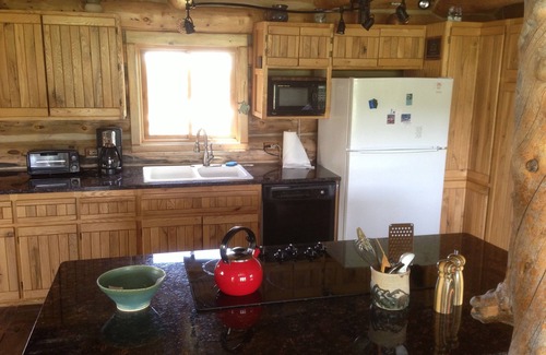 Clawson Cabin | Stylish Log Cabin with Teton Views & Hot Tub Near Parks