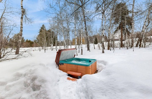 McCall Cabin | Indulgent Cabin Retreat with Private Hot Tub & Gourmet Kitchen
