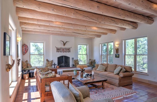 Valdez House | Custom Taos Home on 11 Acres w/ Outdoor Fire Pit!