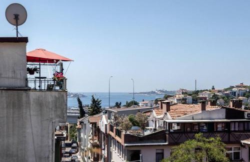 Ortakoy Apartment | Cute Compact 1bd1bath Gem Shared Terrace! #397