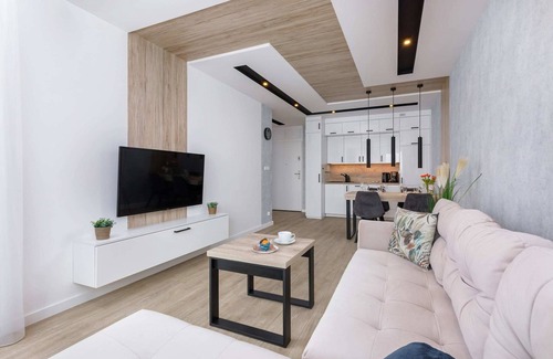 Kolobrzeg Apartment | Comfortable Stay at Cztery Pory Roku B51 with Balcony