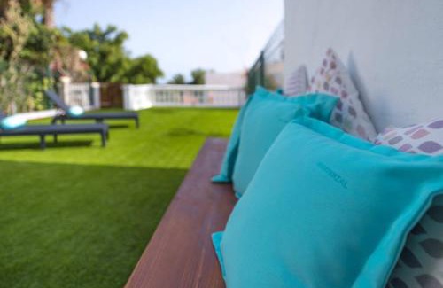 Sonnenland Apartment | Inviting Duplex with Garden and Ocean Views - 4-Star Stay