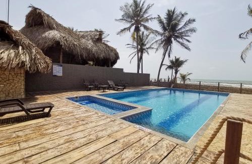 San Bernardo del Viento Apartment | Oceanfront Duplex with Pool & Private Beach in San Bernardo
