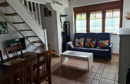Somo Apartment | Tranquil Duplex with Private Garage and Pool Access