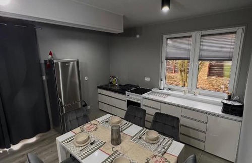 gmina Bodzechow House | Experience Dębowy Zakątek with Ocean Views & Hot Tub
