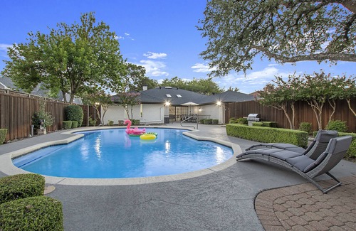 Park Central House | Modern Dallas Home with Heated Pool and Spa - 10/10 Rating