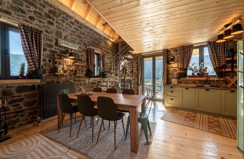 Karpenisi Ski Chalet | Elegant Dandy Villas Karpenisi: Private 3-Story Chalet Escape