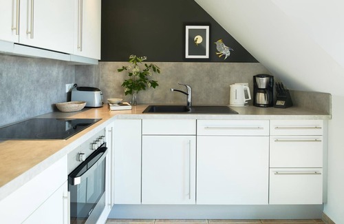 Rugen Island Apartment | Relax by the Ocean at Sommerhaus Thiessow with Sauna