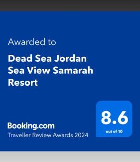 Sweimeh Apartment | Sea View Samarah Resort: Award-Winning Retreat at Dead Sea