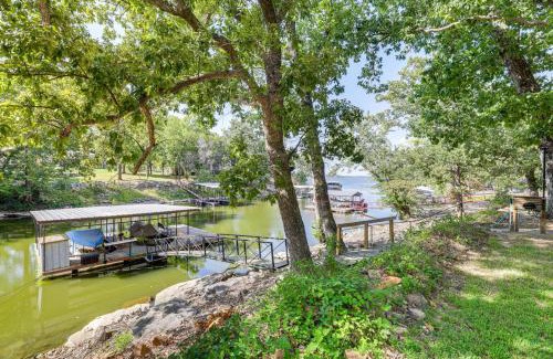 Grove House | Cozy Grove Lakefront Cabin with Dock Access for Families
