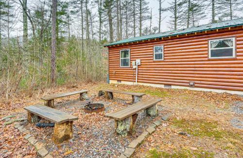 Murphy House | Cozy Smoky Mountain Cabin Retreat with Fire Pit & Accessibility