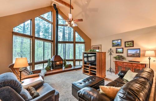 Ponderosa Park House | Prescott Cabin with Scenic Forest Views and Relaxing Deck
