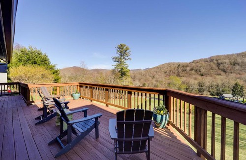 Banner Elk Apartment | Scenic Banner Elk Retreat with Deck and Mountain Views