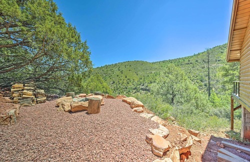 Payson Cottage | Serene Payson Cabin with Deck & Unmatched Mogollon Rim Views