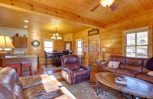 Laurel Springs House | Scenic Sparta Cabin with Decks and Family-Friendly Amenities