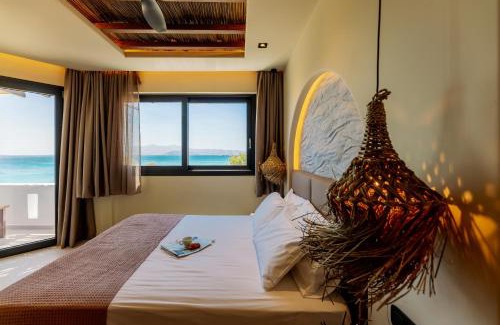 Agios Prokopios Apartment | Experience Deep Blue Suites with Private Beach Access!