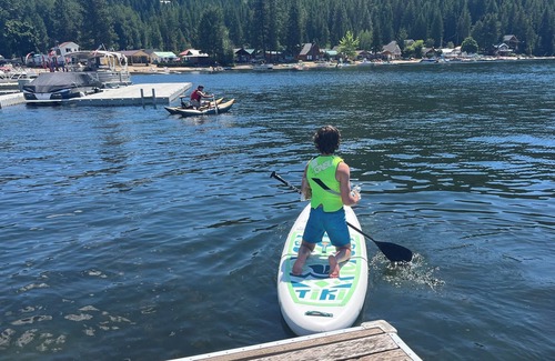Loon Lake House | Tranquil Deer Lake Cabin Retreat with Private Beach Access