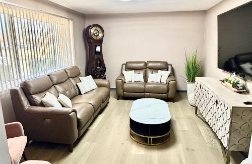 West Newton Apartment | Delightful 3 Bd Home with King size bed, hot tub, playground!