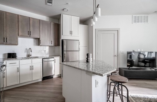 Waller Creek District Apartment | Inviting Downtown 1BR with Deck, Gym & Pet-Friendly Perks