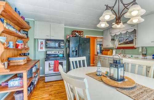 Barview House | Cozy Beachside Retreat with Private Deck and Firepit