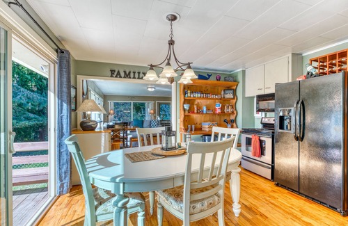 Barview House | Cozy Beachside Retreat with Private Deck and Firepit