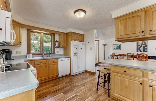 Town of Jerusalem House | Serene Lakefront Retreat with Private Dock and Ocean Views