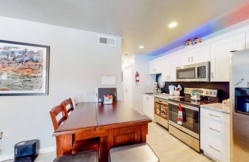 Hurricane House | Inviting Lower-Level Getaway with Kitchen and Pool Access