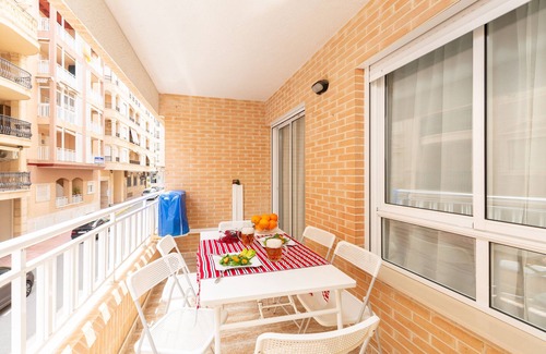 El Moncayo Apartment | Relaxing Oceanfront Retreat by Fidalsa with Great Amenities