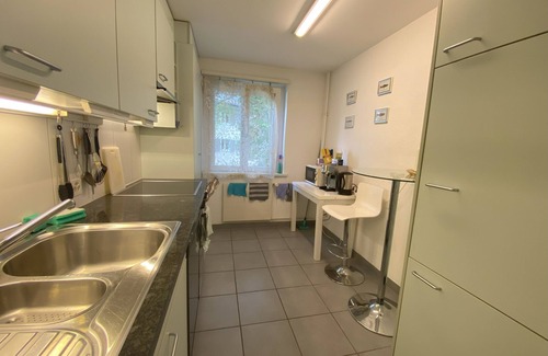Wiedikon Apartment | Chic 1-Bed Apartment with Spa and Hot Tub in Central Location
