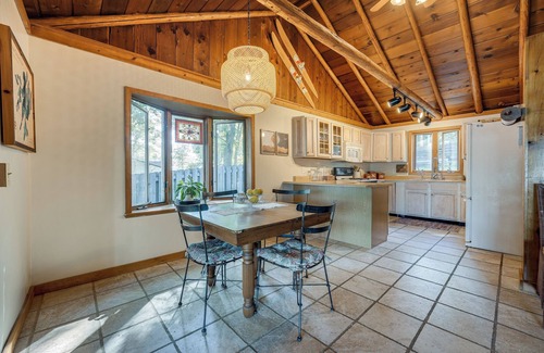 Delton Cabin | Lakeview Delton Oasis Retreat with Spa and Family Amenities
