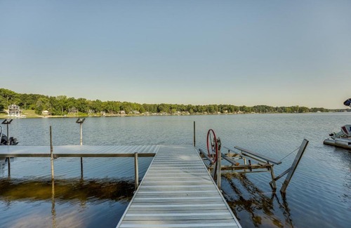 Delton House | Idyllic Delton Oasis Retreat with Lake Views & Family-Friendly Amenities