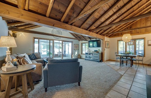 Delton House | Idyllic Delton Oasis Retreat with Lake Views & Family-Friendly Amenities