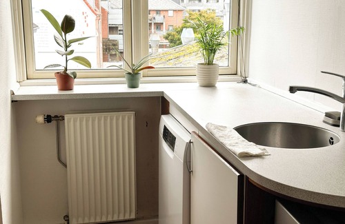 Herning Apartment | Delux Apartment with Free Parking & Late Checkout on the Main Street